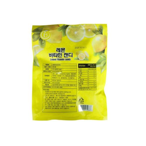 Kẹo vitamin chanh Hàn Quốc gói 210g