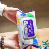 Khăn giấy ướt Baby Baby tím Daily làm sạch dịu nhẹ, an toàn cho da
