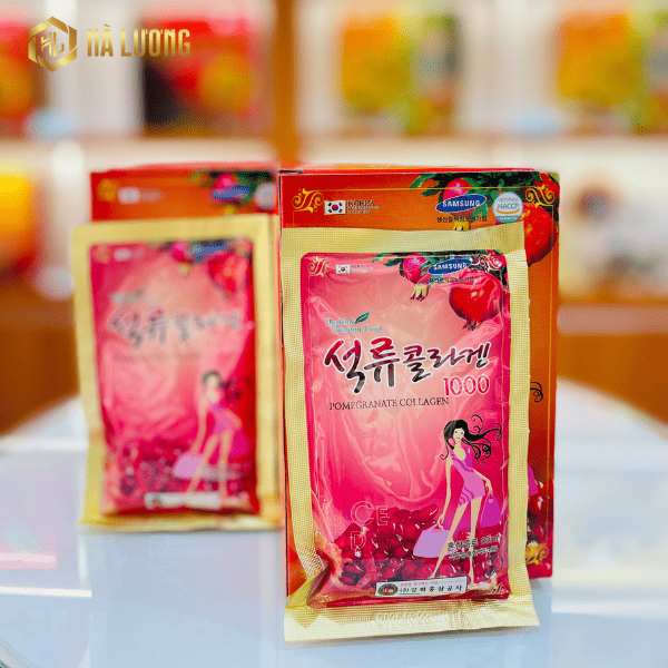 Hà Lương - Đơn vị nhập khẩu nước ép lựu collagen Kanghwa Hàn Quốc chính ngạch