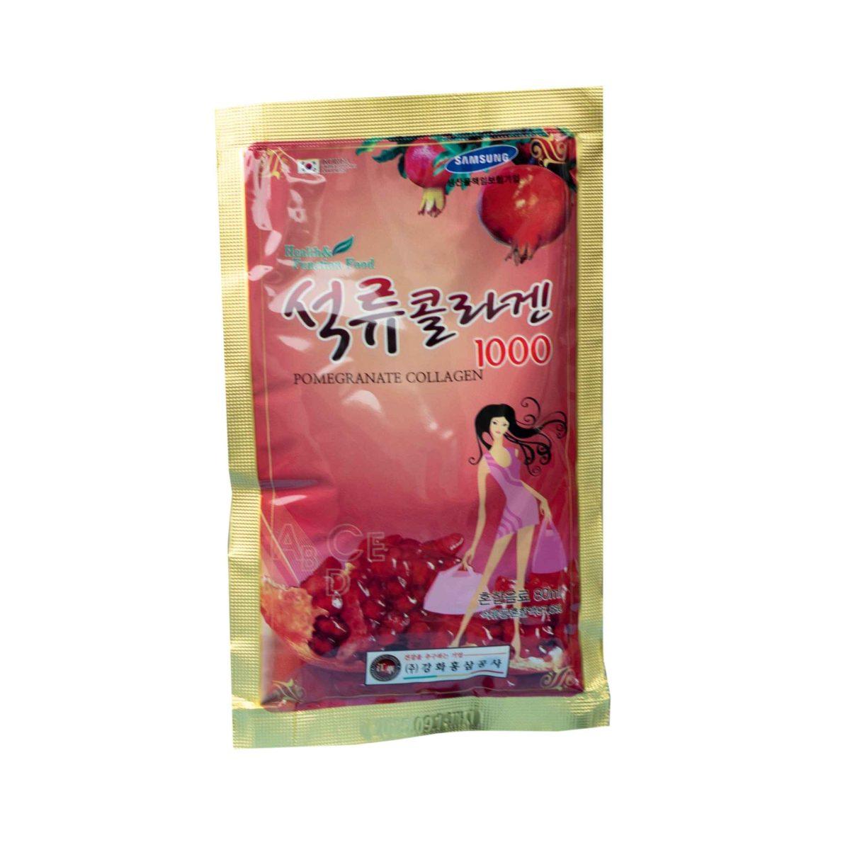 Nước ép lựu collagen