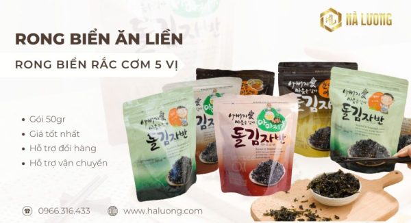 Rong biển tẩm gia vị ăn liền có tốt không?
