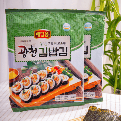 rong-bien-cuon-com-gwangchun-han-quoc-6 Rong biển cuộn cơm Gwangchun Hàn Quốc hương vị tự nhiên,