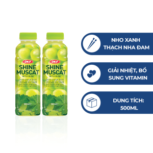 Nước uống nho mẫu đơn nha đam OKF Hàn Quốc