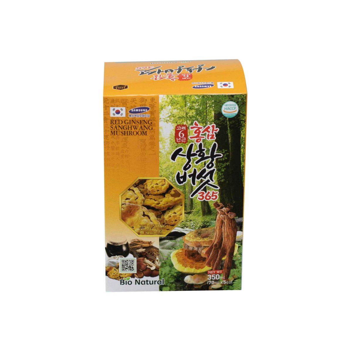 Nước hồng sâm nấm thượng hoàng Hàn Quốc