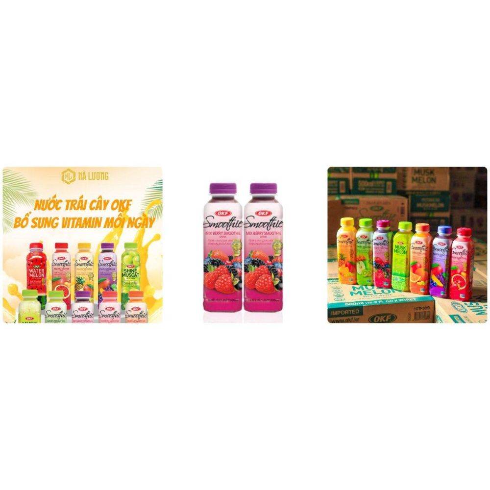 nuoc-trai-cay-okf-qua-mong-3 Nước trái cây OKF có nhiều hương vị khác nhau