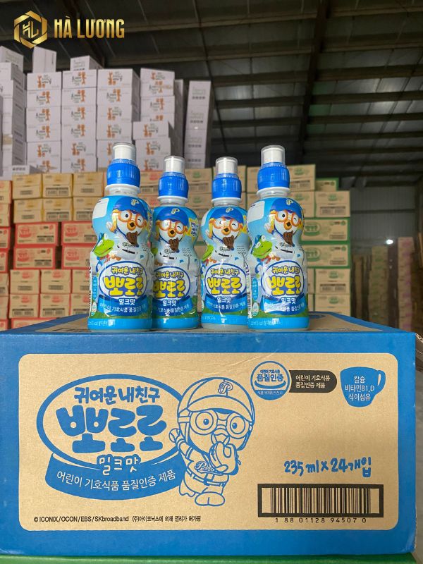 Mua nước uống Pororo hương vị sữa chính hãng ở đâu?