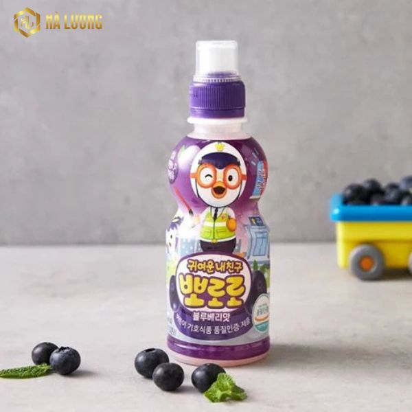 Nước uống Pororo hương vị việt quất Hàn Quốc 