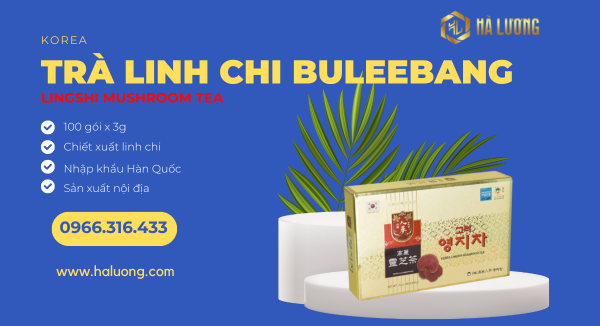 Trà Linh Chi Buleebang Korea Lingshi Mushroom Tea