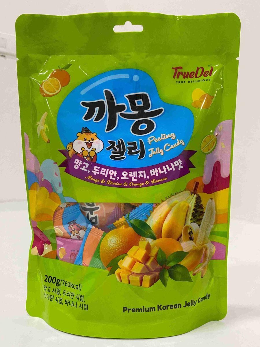 Kẹo Dẻo bóc vỏ TrueDel Hàn Quốc vị Xoài