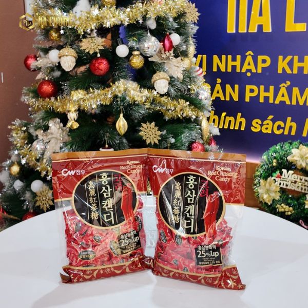 Kẹo hồng sâm CW Hàn Quốc gói 300g