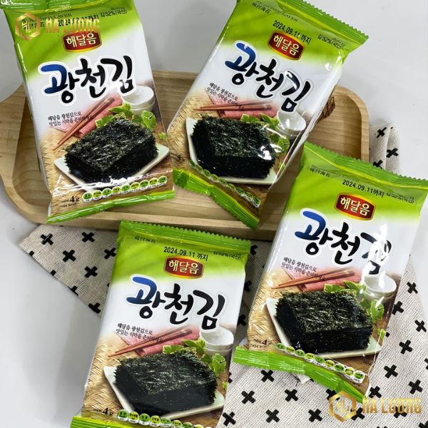 Rong biển ăn liền Gwangchun vị truyền thống Hàn Quốc lốc 16 gói