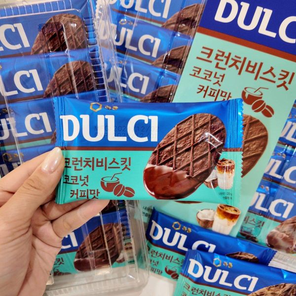Hà Lương - Đơn vị nhaajpp khẩu bánh quy Dulci Hàn Quốc vị cà phê dừa chính ngạch