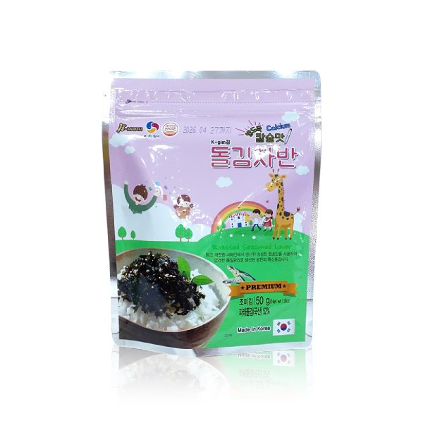 Tại sao nên chọn rong biển rắc cơm K-gim vị cá biển màu hồng