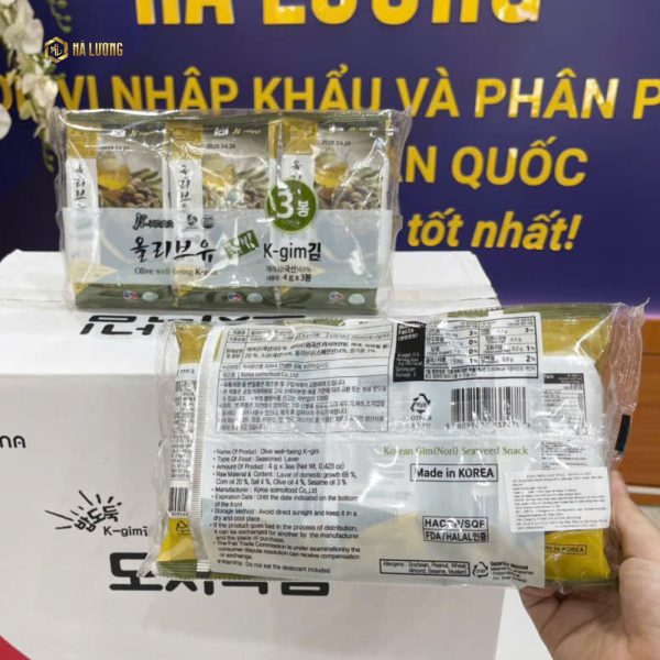 Cách sử dụng rong biển ăn liền K-GIM