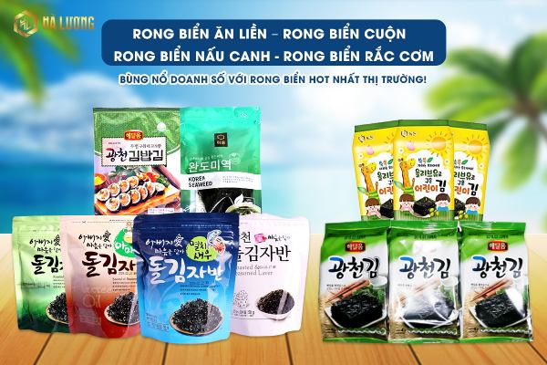 Các loại rong biển Hàn Quốc phổ biến