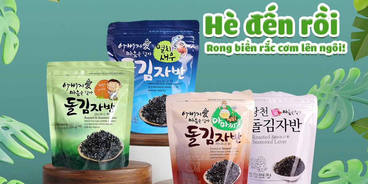 Nhà phân phối rong biển rắc cơm Hà Lương trên toàn quốc